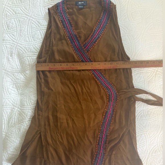 Anthropologie Maeve Boho Wrap Top Medium - Picture 6 of 6